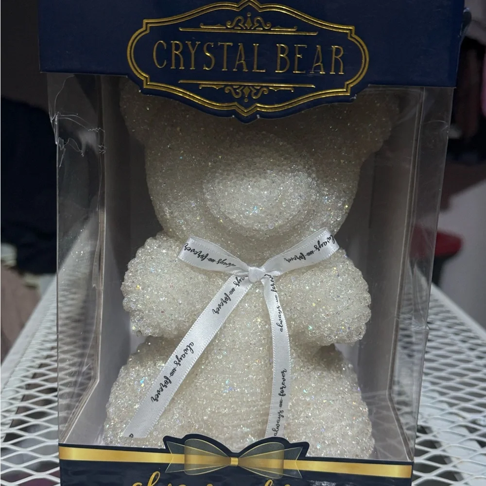 Glittering White Crystal Bear‎